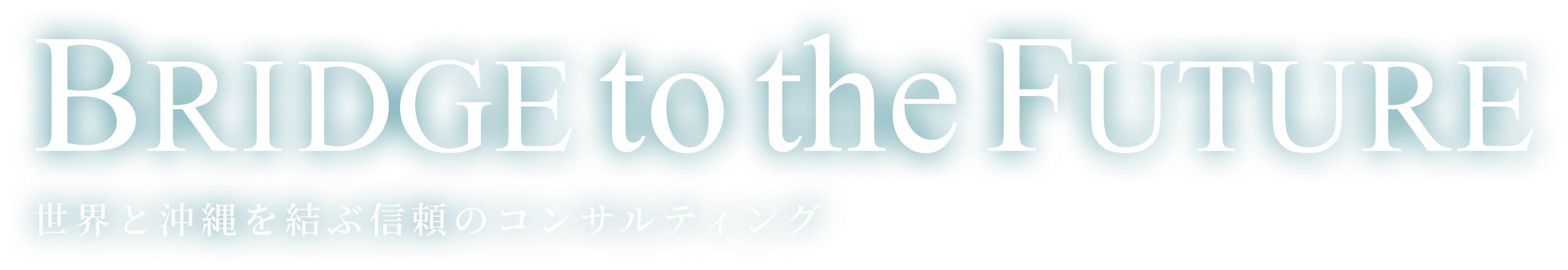 BRIDGE to the FUTURE 世界と沖縄を結ぶ信頼のコンサルティング